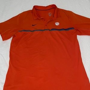 Clemson Nike dry fit polo- mens XL